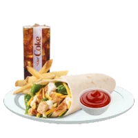 wrap combo with fries and drink