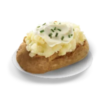 Sour Cream and Chives Baked Potatoes