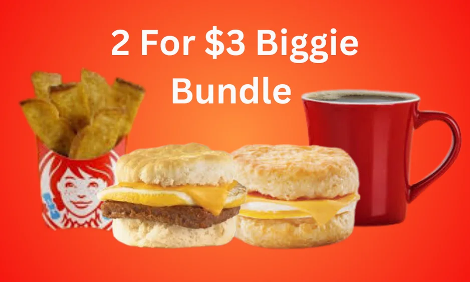 wendy's 2 for $3 biggie deal