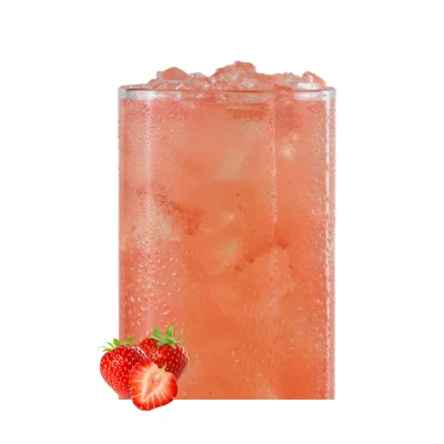 Wendy's Strawberry Lemonade made with real ingredients and fruits