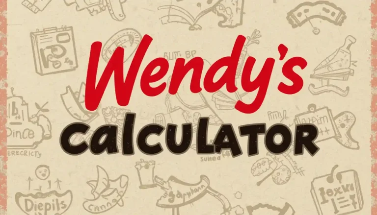 Wendyโs Nutrition Calculator โ Customize Your Meal Choices