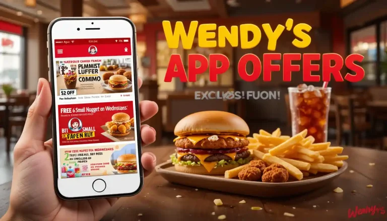 Wendy’s App Offers – Unlock exclusive deals, discounts, and meal savings on your favorite menu items. Download the Wendy’s app today and start saving!